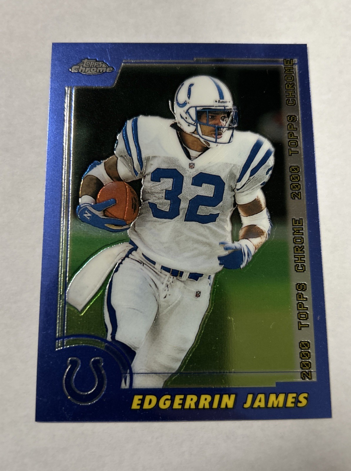 2000 Topps Chrome Edgerrin James #148 Refractor Indianapolis Colts
