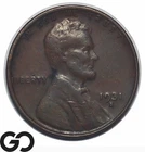 1931-S Lincoln Cent Wheat Penny, Key San Francisco Date, XF