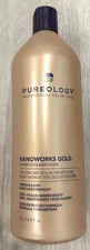 Pureology Nanoworks Gold Shampoo 33.8 fl oz BRAND NEW!!