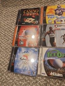 Sega Dreamcast 9 Game Lot: Street Fighter Alpha 3 NFL 2K NBA 2K