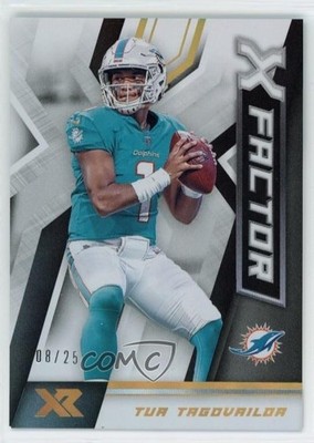 2020 Panini XR X-Factor White /25 Tua Tagovailoa #12 Rookie RC 1q03