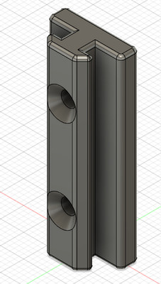 Flachform Profilgleiter für Aluprofil   Item (I-Typ) Nut 5 / 6 / 8 / 10 - Lux3D