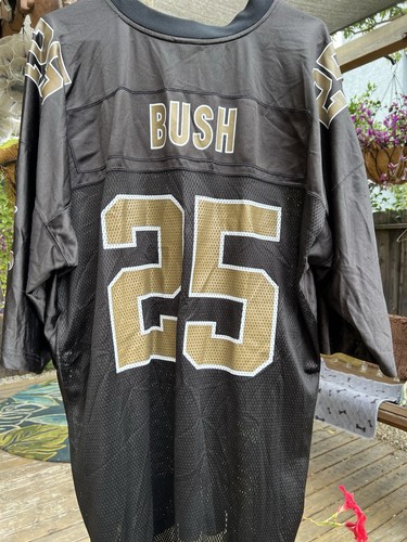 2XL New Orleans Saints Reggie Bush schwarz Trikot NFL Reebok #25 Football gebraucht - Bild 16 von 16