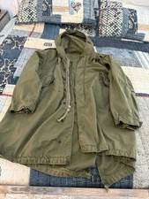 Vintage M-1951 Fishtail Parka Jacket US Army Military Men’s Extra Large No Liner