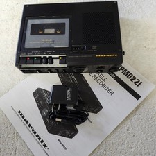 Super Clean Rebuilt Marantz PMD221 Full  1/2 Speed Cassette Recorder