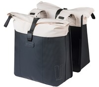 Doppelpacktasche Basil Vive 2835L 14 X 30 X 38 Cm  Weiß/Schwarz