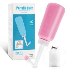 Peri Bottle for Postpartum Care,12 OZ Perineal Large, Pink