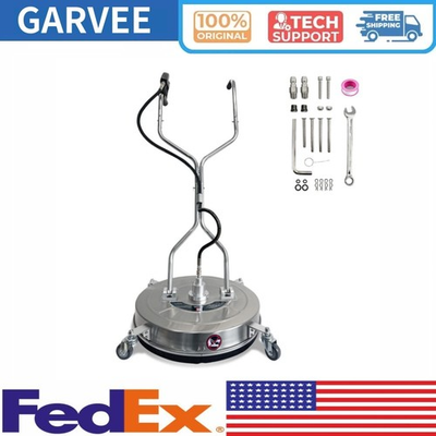 #ad 24quot; Pressure Washer Surface Cleaner with 4 Wheels Dual Handle Surface Cleaner $149.14