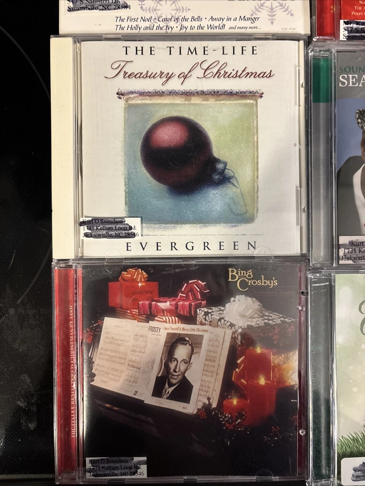 CD Lot Of 7 Classic Traditional Christmas Songs Carols Crosby King Cole Mariah Foto 3 de 4