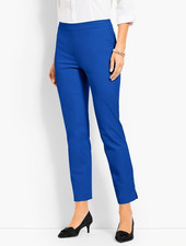 TALBOTS CHATHAM ANKLE pants cotton blend stretch size 14 NWT