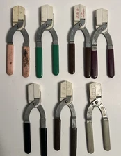 Vintage Clauss No-Nik Wire Strippers Lot (7) – USA Made – Assorted Handles