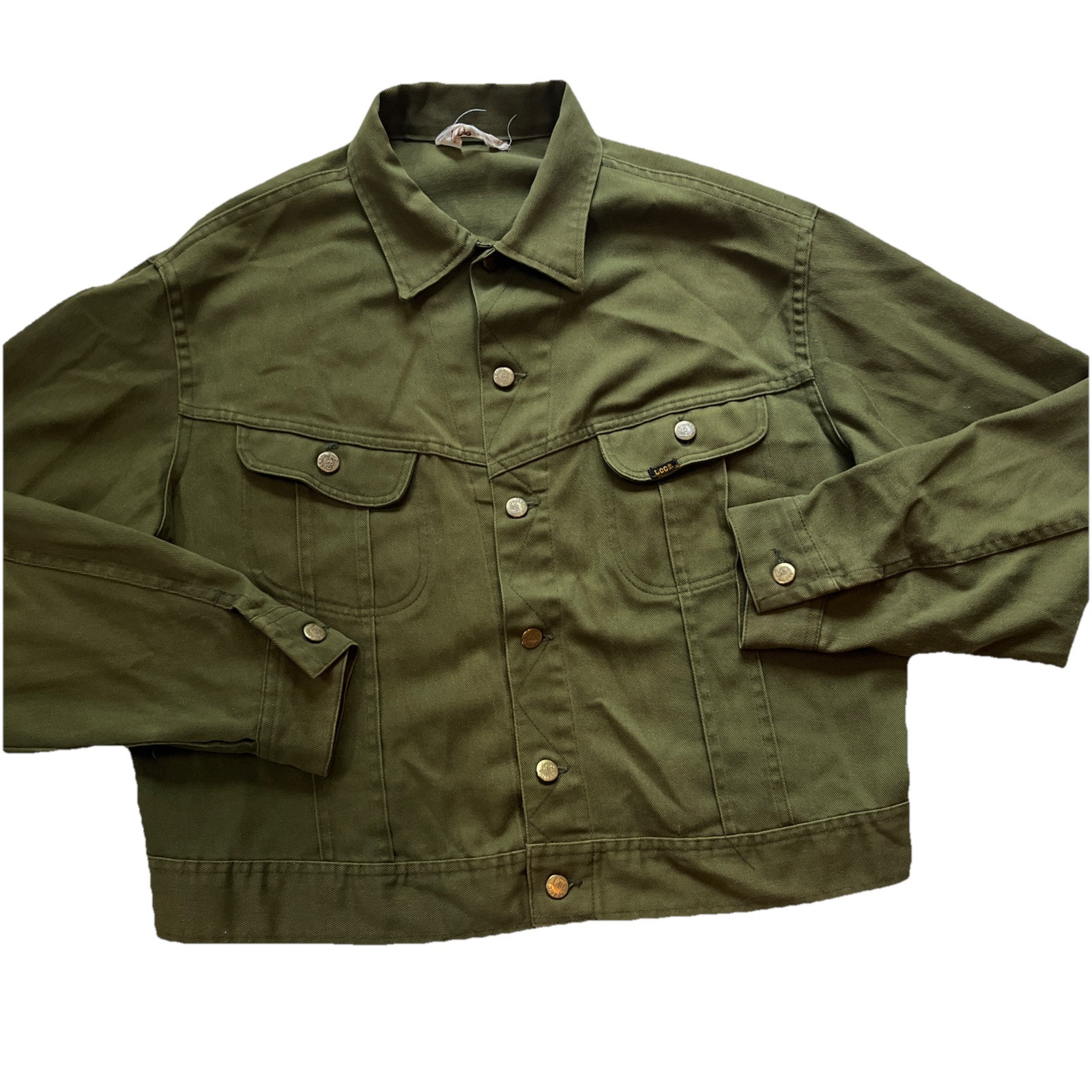 Vintage Lee Riders Jean Jacket Green RARE Color 70s Size M/L Vintage Lee Riders Jean Jacket Green RARE Color 70s Size M/L