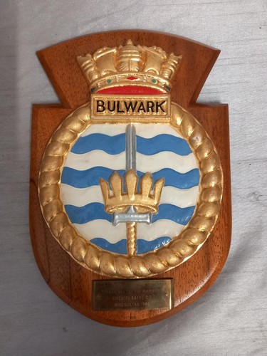 Military Badge On Wooden Plinth 