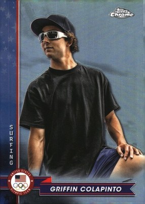 2024 Topps Chrome U.S. Olympics Griffin Colapinto #88 Refractors
