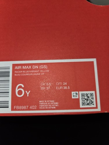 nike airmax dn racer blue sz 6y = women's 7.5 BRAND NEW HOT COLORWAY! - Picture 7 of 7