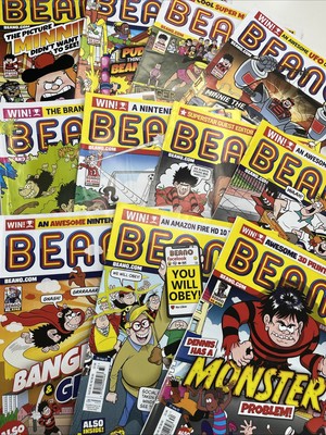 11 x BEANO COMICS  2022 Consecutive Issues Bundle  Dennis the Menace /Bananaman