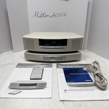 Bose Wave Music System AWRCC2 W/3 Disc Multi-CD Changer White GREAT Warranty