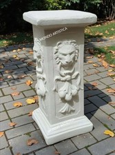 Colonna Base Leoni Pilastro Capitello Da Giardino Per Esterno In Cemento Marmo