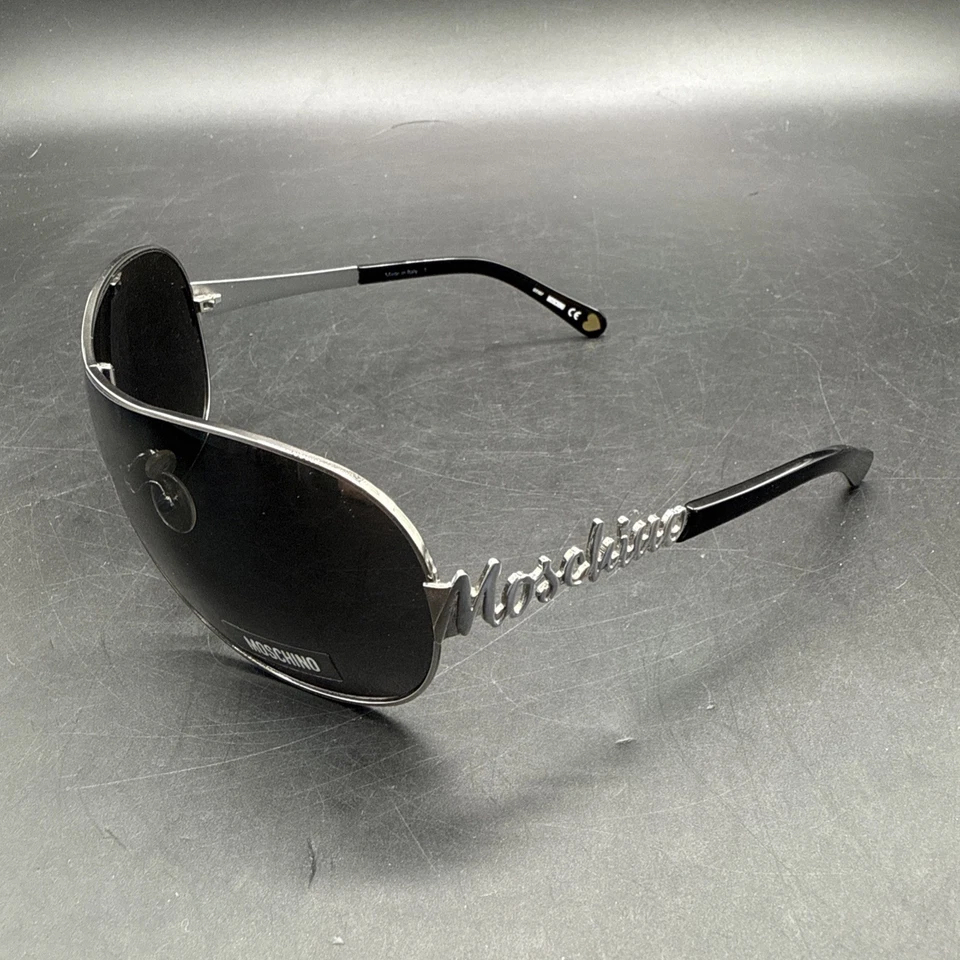 Gafas de sol Moschino Aviator Shield para mujer MO5071 136-00 125 hechas en Italia amor Foto 4 de 4