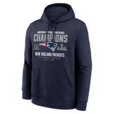 NE Patriot Navy 2025 AFC Champions Team Nation Hoodie S-5XL