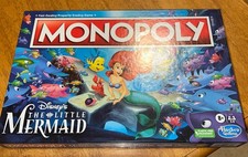 Monopoly Disney's The Little Mermaid Edition Board Game Hasbro Brand New Sealed