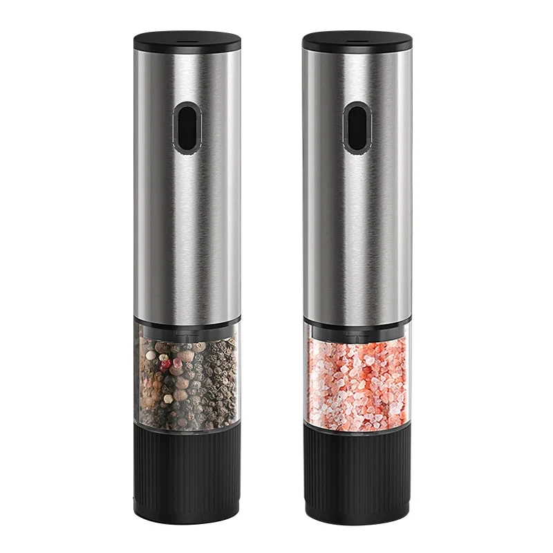 Electric Salt and Pepper Grinder Automatic Rechargeable Pepper Mill Shakers Adju