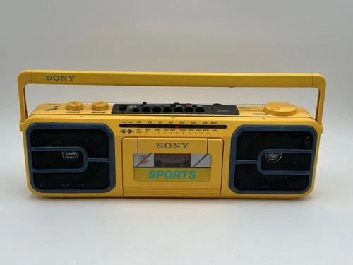 Sony CFS-950 Sports AM/FM Stereo Radio Cassette Corder Boombox. Great Work!