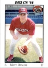 1998 Batavia Muckdogs Team Issue 7 Matt Denure Rio Ripon Wisconsin Baseball Card