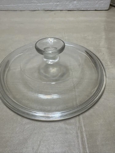 Pyrex G5C Glass Lid, 7-3/4" OD, 7" ID, Compatible with Rival Crockpot 3100