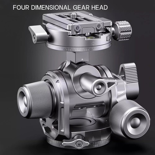 Leofoto G4 Geared Ball Head with Plate Arca Swiss Compatible - Picture 3 of 14