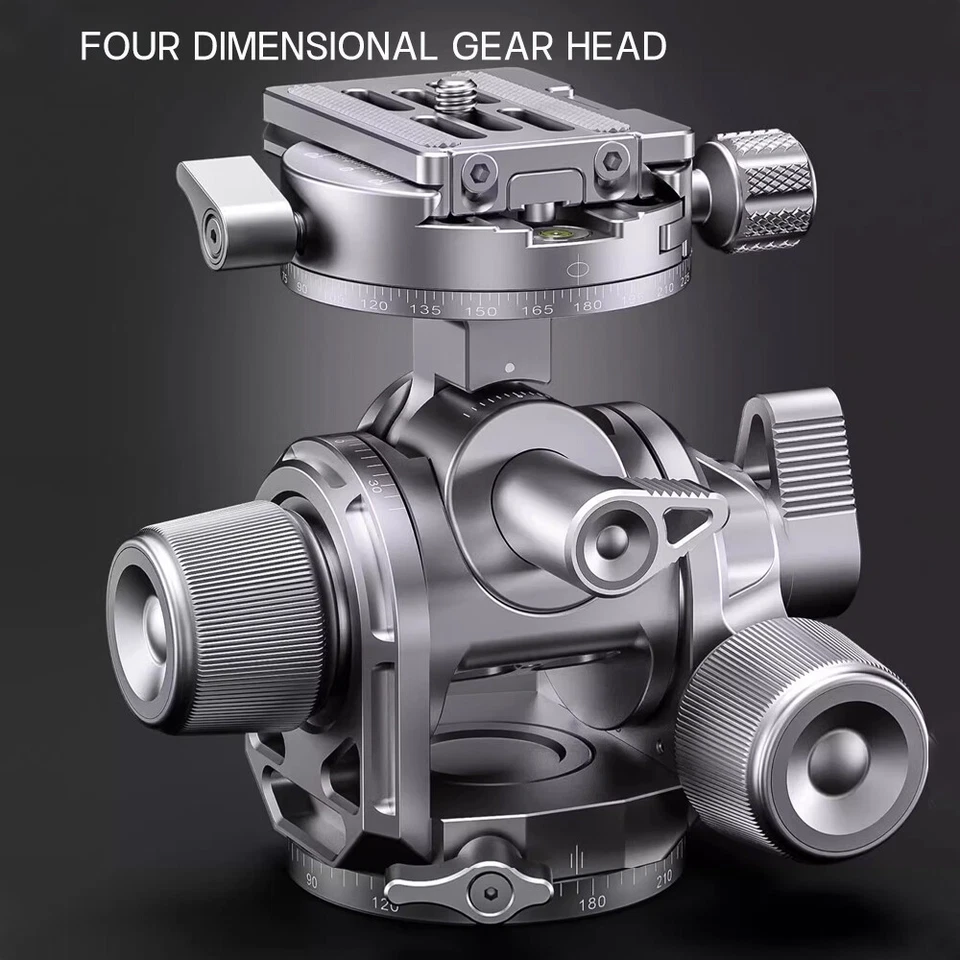 Leofoto G4 Geared Head Camera Tripod Ball Head w Plate Arca Swiss Compatible - Image 4 of 4