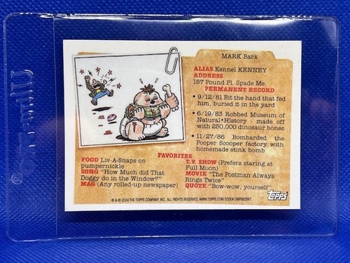 2024 Garbage Pail Kids Topps Chrome series 7 NOEL Bowl 38/299 Sparkle 264b - Picture 3 of 3