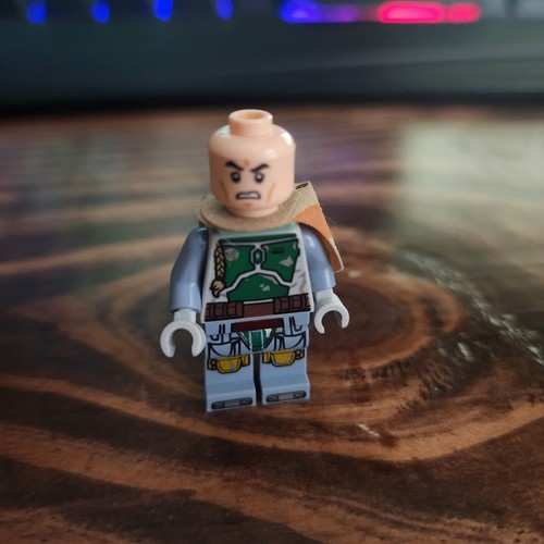 Lego Star Wars Minifigura Lote Boba Fett Naranja Oscuro Rayas Pauldron 75243 75137 - Imagen 5 de 5