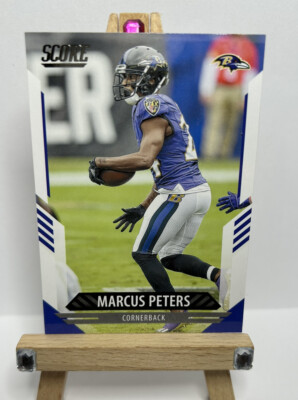 MARCUS PETERS 2021 Panini Score Football #91 Baltimore Ravens