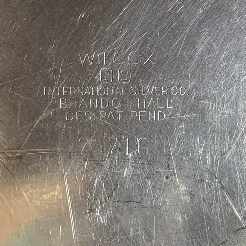 Wilcox | International Silver | Silver Plate Tray | Brandon Hall | 7571 G - Picture 8 of 10