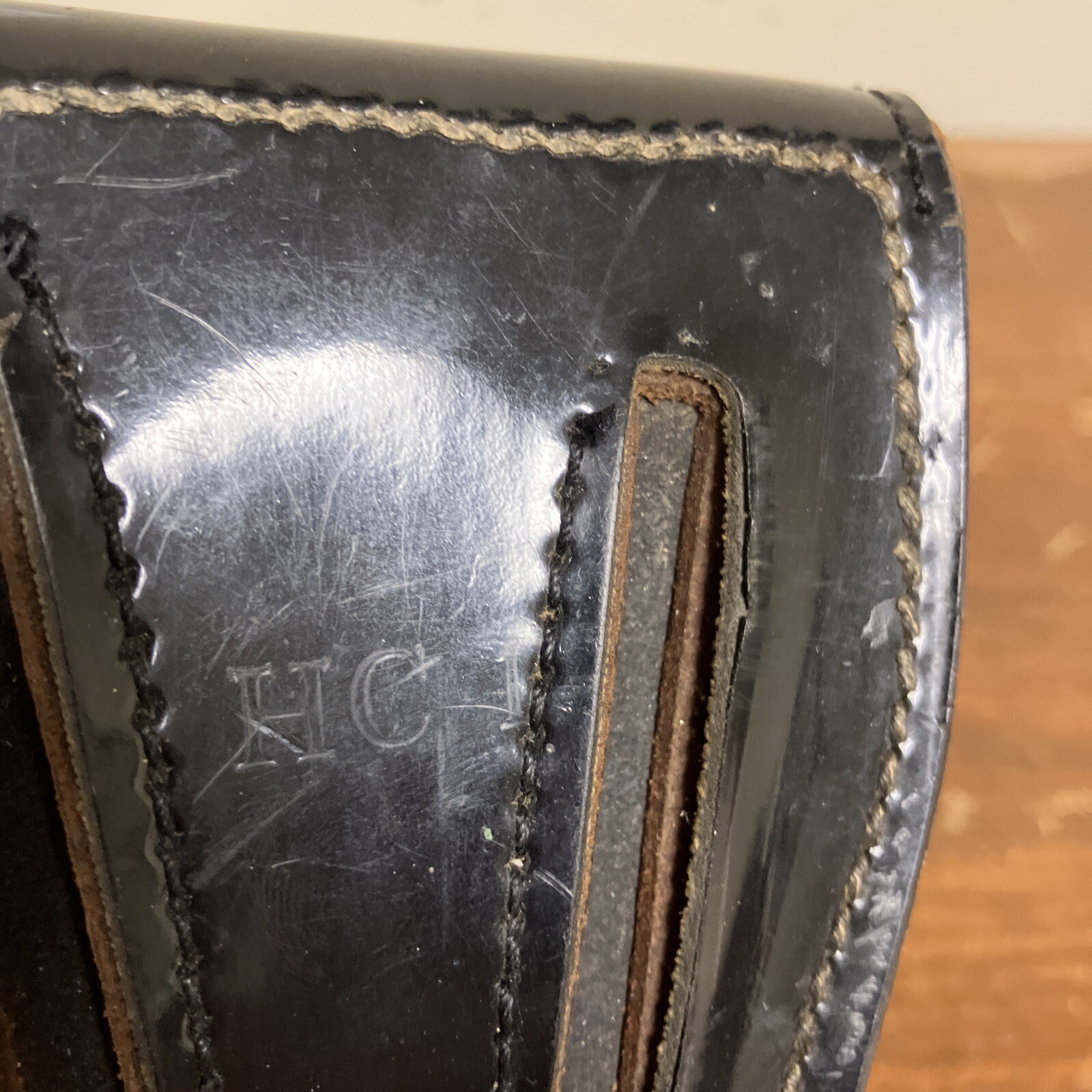 RARE Vintage Mixson Leathercraft HC 1 Handcuffs Case Belt Holster