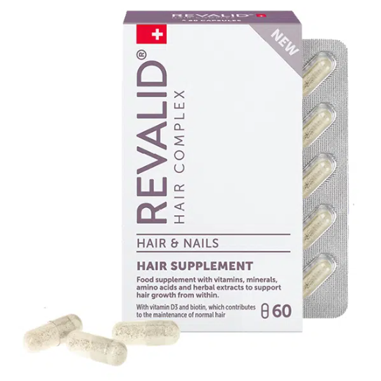 Revalid Capsules Stimulates Hair Growth Necessary Nutrients Vitamins 60 pcs Revalid Capsules Stimulates Hair Growth Necessary Nutrients Vitamins 60 pcs
