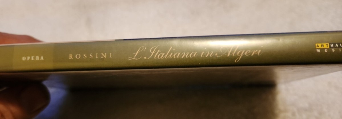 メーカー直売所 LItaliana In Algeri DVD Rossini With Booklet Rare その他