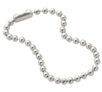 Halskette Für Verkauf OnDepot GROSSHANDEL SET 100 KUGELKETTE HALSKETTE 2,4 Mm 24" Vernickelt USA Kugelkette 2,4 Mm
