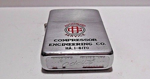 VINTAGE ZIPPO 1958 PAT #2517191 CIGARETTE LIGHTER - COMPRESSOR ENGINEERING CO. - Picture 17 of 21