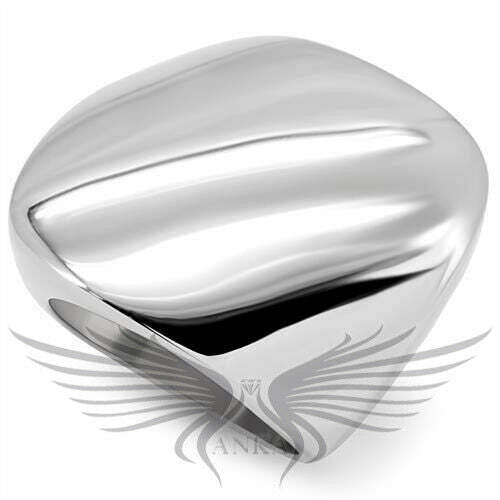 Women'S Stainless Steel No Stone Fashion Ring 5 6 7 8 9 10 Tk205 - Picture 1 of 5