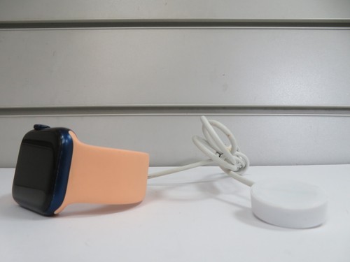 APPLE WATCH SERIES 6 44MM GPS SMARTWATCH IN BLUE & PEACH STRAP (MRMBW)