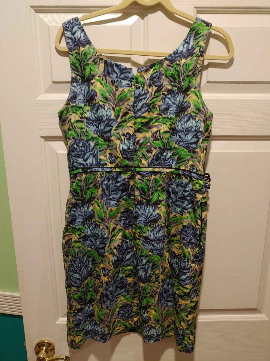 Yoana Baraschi Blue Green Sheath Dress 8 | eBay Yoana Baraschi Blue Green Sheath Dress 8 | eBay