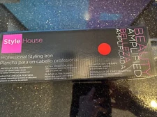 513 Professional Hair Styling Flat Iron Style House red 1.25" Salon Style