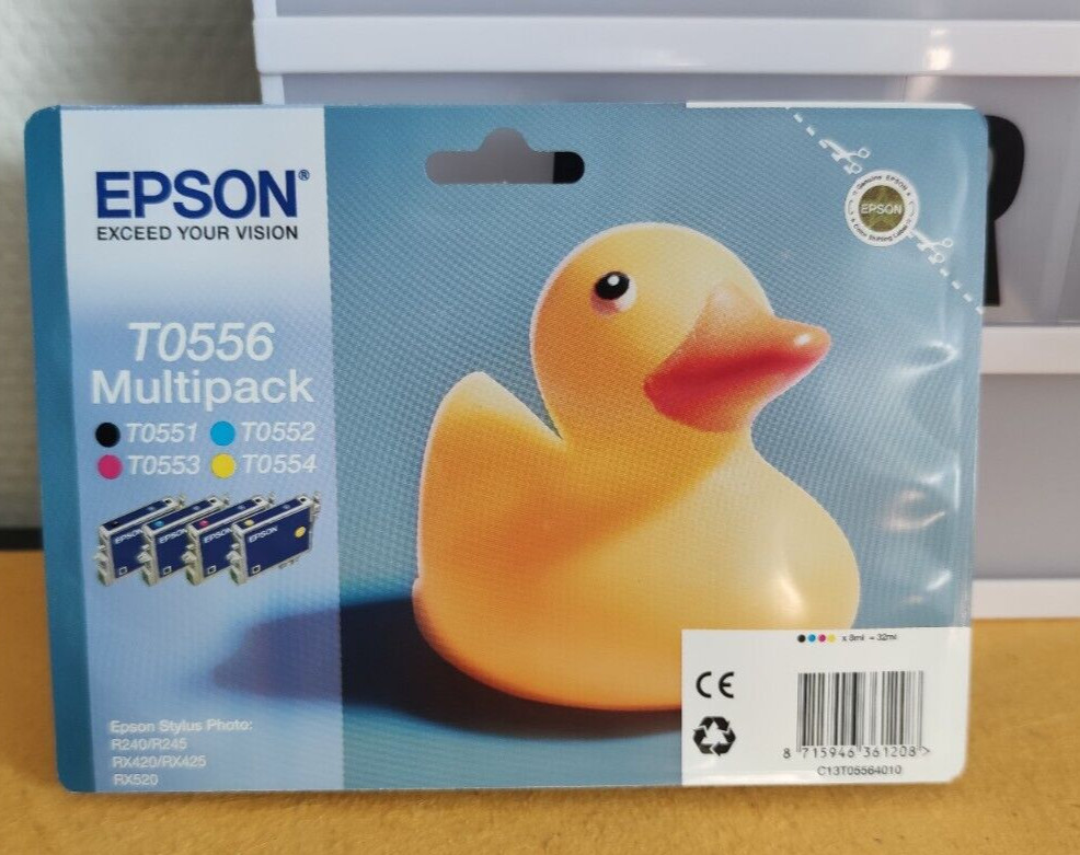 Multipack Epson T0556 de cartouches d'encre d'origine pour les devoirs et dossiers à la maison