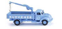 "Wiking 1:87 042603 Pritschen-Lkw Mit Ladekran Magirus Sirius \"KlöCkner\" Neu Ovp"