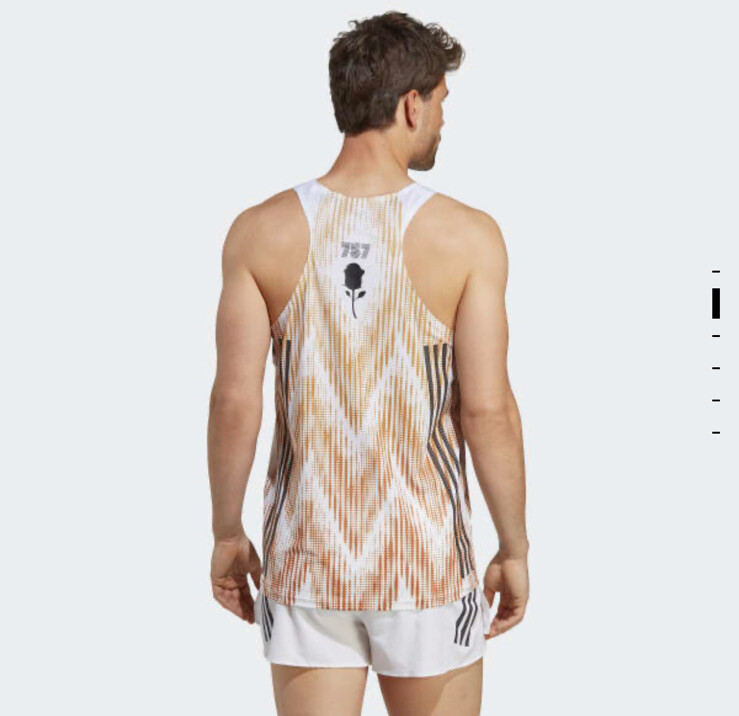 【希少】 adidas pro elite 2023 singlet M Adidas Pro Elite 2023 Singlet Grand Holloway White Gold