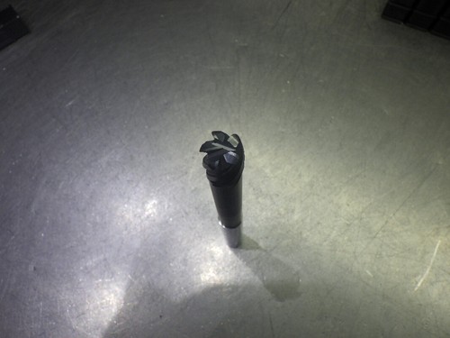 Monster 1/2" 5 Flute carbide CR XL Endmill 1/2" Shank .09" R 295-054057 (LOC3546 - Picture 3 of 4
