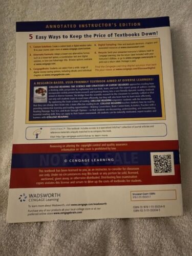 Mindtap Course List Ser.: College Reading : The Science and Strategies of Expert - Picture 2 of 2