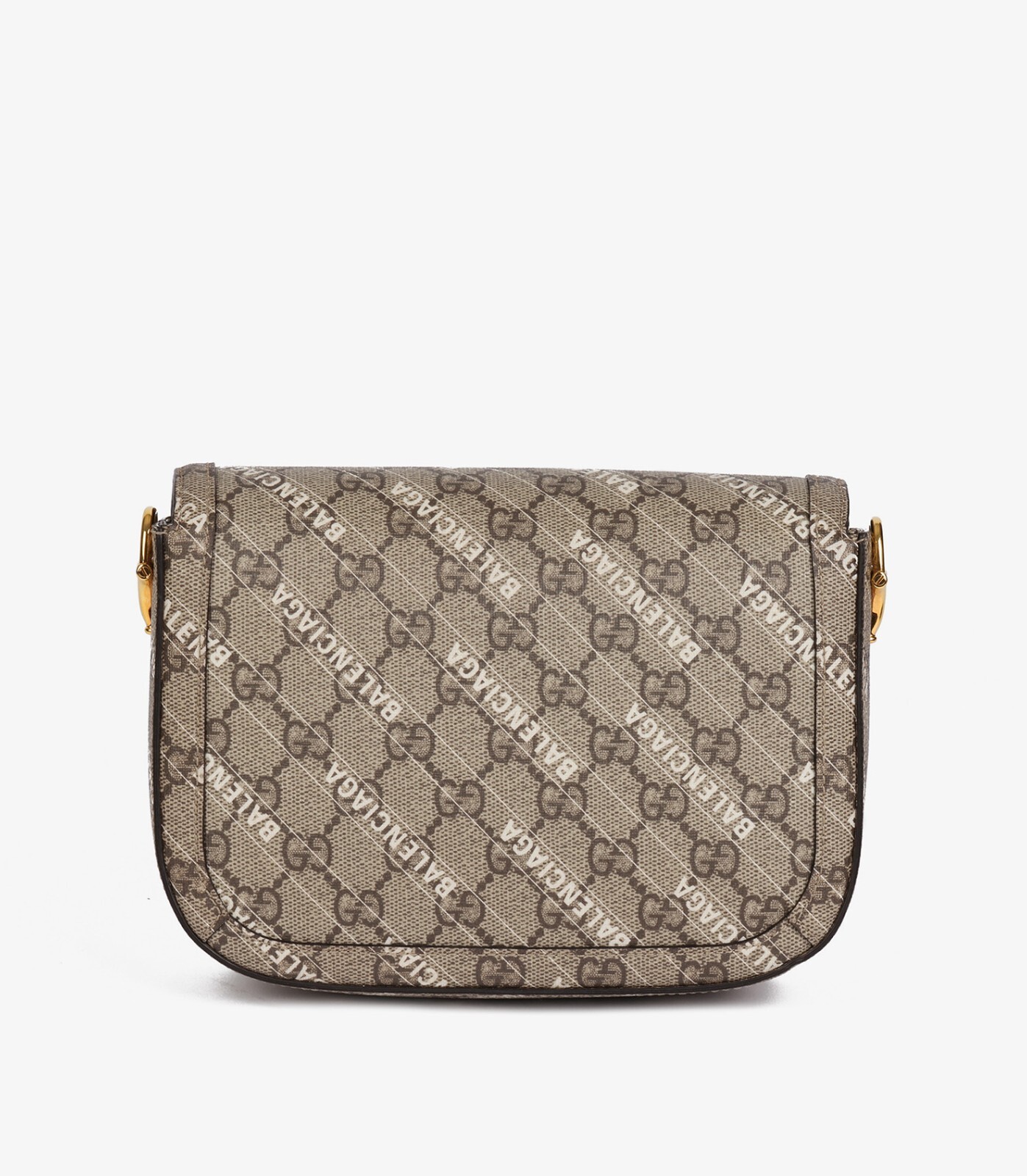 Gucci x Balenciaga Beige GG The Hacker Project Web Mini Horsebit 1955 image 6